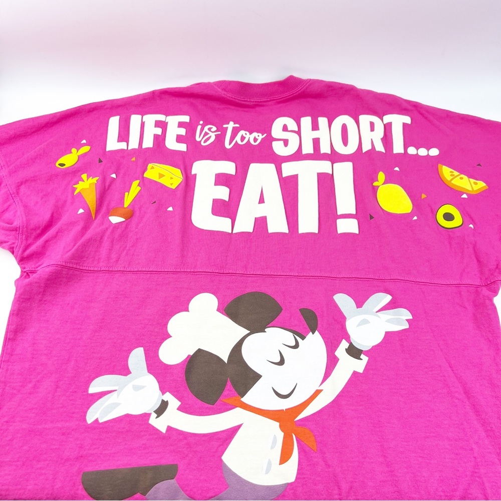 2020 Disney Food & Wine Festival Pink Spirit Jersey EUC Size Small - Picture 4 of 8